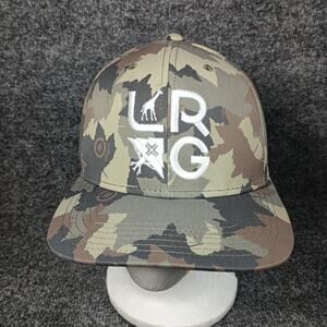 LRG Lifted Research Group Hat Cap Snap Back Camo Embroidered Streetwear Mens